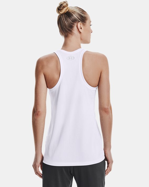 Camiseta sin mangas UA Tech™ para mujer, White, pdpMainDesktop image number 2
